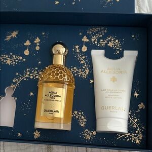 Guerlain Aqua Allegoria Forte Mandarine Basilic Perfume and Body Lotion Set